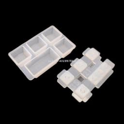 Epoxy Resin Mold Computer PC Gamer Pet Paw Keycaps Silicone Molds Compatible for Cherry MX Mechanical Gaming Keyboard