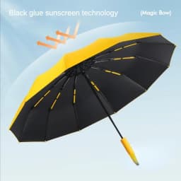 72 Bone Super Strong Windproof Automatic Folding Reinforced Large Rainproof Sun Protection Women Men Umbrella