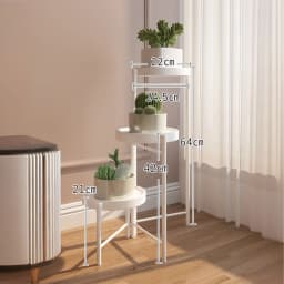 Metal Potted Plant Stand Foldable Multi-Tier Flower Shelf With Detachable Trays Display Rack For Corner Porch Garden Balcony