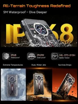 [Ship From UK] Cubot KingKong 11 Rugged Smartphone 5G 10200mAh 32GB(16+16) 256GB 108MP 6.72'' Mobile Phone Android 15 Cellphones
