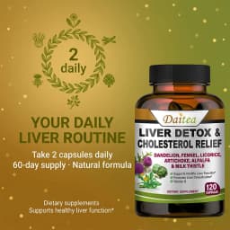 Liver Cleanse Detox & Repair - with Artichoke, Dandelion, Liver & Kidney Health, Liver Cleanse, Detox & Repair