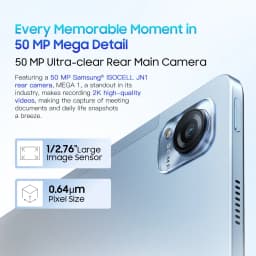 Blackview MEGA 1 Tablet 11.5'' 2.4K 120Hz HD+IPS Display 12GB 256GB 33W Fast Charging 8800mAh 50MP+13MP Camera Android Tablet PC