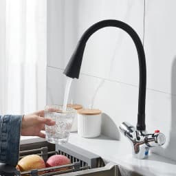 High Quality Brass Chrome Finish Kitchen Thermostatic Faucet,Constant Temperature Mixer Kitchen Faucet,The Mixer Basin Faucet