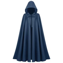 2025 New Medieval Hooded Cape for Men and Women,Halloween COS Solid-Color Monk Grim Reaper Wizard Cloak Unisex One Size Fits All