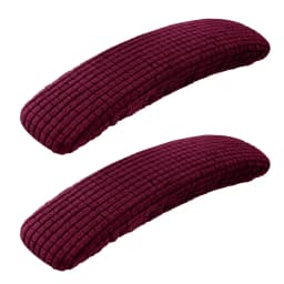 1 Pair Office Chair-Arm Cover Dustproof Stretchable Stain Resistant Spandex Stretch Computer Chair Arm Slipcover