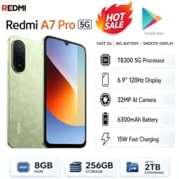 New Arrival 2026 Redmi A7Pro Global Version Unlocked Gaming Smartphone 8GB RAM 256GB ROM 6.9‑Inch FHD+ Full Display Helio G85