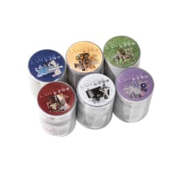 50mm * 2m Pasted End Page Series PET Tape Vintage Scrapbooking DIY Notebook Decoration Base Material Sticker