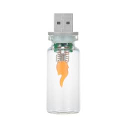 USB LED Night Light Simulated Flame Bulb Night Lamp Flame Flickering Light Effect Candle Bulbs Flameless LED Candles Room Decor