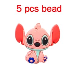 5pcs Silicone Pacifier Chain Cartoon Beads Baby DIY Care Nipple Chain Ornaments Parts