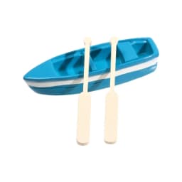 Micro Landscape Mini Paddle Boat Beach Chair DIY Fairy Garden Miniature Dollhouse Accessories Sea View Decoration Ornaments