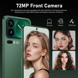 Smartphone Snapdragon 8 2026 New M17 pro max 5G Elite 7.3 120Hz Dynamic LTPO AMOLED 2X Display 200MP Quad AI Camera