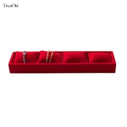 4/8/12 Grids Watch Display Stand Bracelet Holder Organizer Watches Storage Jewelry Pillow Holder Jewelry Display Tray