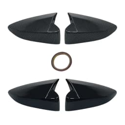 For Toyota GT 86 GT86 Subaru BRZ 2012-2020 ABS Carbon Fiber Side Door Rearview Mirror Cover Trims Auto Exterior Accessories