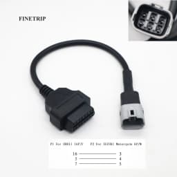 Motorcycle OBD2 Cable For Honda/Suzuki For YAMAHA For KYMCO For BMW For Ducadi For KTM Motorbike Diagnostics Connector Adapter
