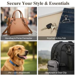 5-50pcs Metal Bag Strap Buckles 13-38mm Lobster Clasp Collar Carabiner Snap Hook DIY KeyChain Bag Part Accessories