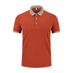 Flip Collar Short Sleeved Contrasting Collar Quick Drying Polo Shirt Printed Logo Embroidered Men's Sportswear Customization