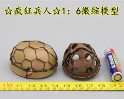 1/6 Scale Soldier Helmet Hat Gas Mask Special Forces Helmet Model 1/6 Tank Soldier Hat Machine Gunner Night Vision Apparatus