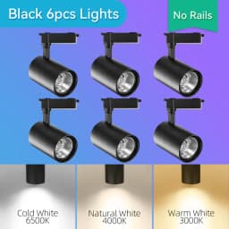 Full Set Led Track Lights 50W 40W 20W Cob Ceiling Rail Spotlight Lighting Indoor For Living Room Kitchen Decor Led Track Lights