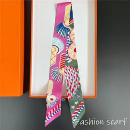 Luxury Long Scarf with Epaulet Design for Hermes Inspired Basket Bag Handle Styling Ins Trendy Accessory Free Shipping