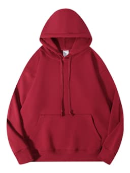Solid Oversize Hoodies For Women Pocket Casual Loose Hooded Sweatshirt Woman Autumn Cotton Terry Hoodies Women Oversize Pullover
