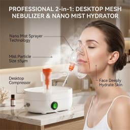 Handheld Portable Autoclean Mesh Nebulizer Silent Inhaler Mini Atomizer Inhalator