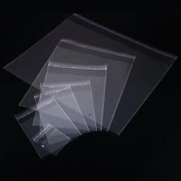 200pcs 5 Sizes Transparent Self Adhesive Sealed Opp Plastic Pouch Sachet Gift Bag For Jewelry Wedding Party Beads Packing Supply