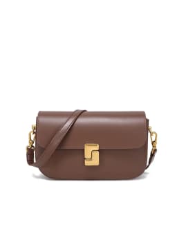 Women’s Split Leather Shoulder Bag Trend Brand Small Square Bags Luxury Designer Handbag Messenger Bag for Female