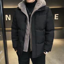 Plus Size 8XL Winter Jacket Hooded Warm Men Parkas Quality Outdoor Coat Windproof Male Cotton Clothing Zipper Solid Color Jacket