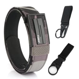VATLTY Thick Tactical Belt for Men Metal Automatic Buckle Military Pistol Belt Tight Nylon Work Tool Belt Casual Waistband Male