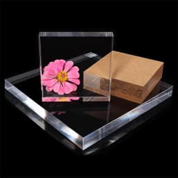 Acrylic Display Block Retail Jewellery Stand For Window Cabinet Displays
