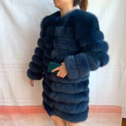 NEW 4in1 Real Fox Fur Long Coat Winter Coat for Women Jackets Vest Winter Outerwear Women Fox Fur Coat High Quality Fur Clothes