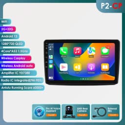 Android 13 Car radio for Fiat Panda 2003 2004 2005-2012 multimedia player 4G 8Core Autoradio GPS Stereo Carplay 2din Head Unit