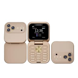 SERVO I18 Pro Flip Mobile Phone 2G GSM/4G LTE Network 1.77' Screen Dual SIM FM Radio Call Recording Blacklist Mini Fold Phone