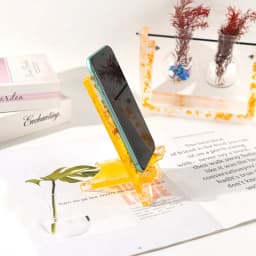 DIY Crystal Epoxy Silicone Mold Mobile Phone Stand Holder Decoration Resin Mould Phone Bracket Molds