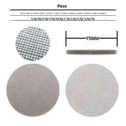 3" 75mm Trizact Hookit Foam Disc Wet & Dry Spong Sandpaper Disc 320-8000 Grit Polishing Buffer Sanding Paper Abrasive Tools