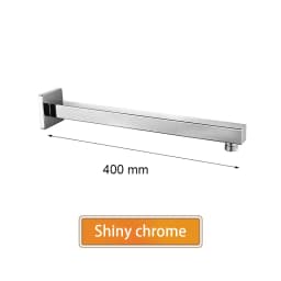 Bathroom Accessories Shower Arm Square Wall & Ceiling Mounted Shower Head Support Brushed Gold, Black, Gold, Rose, Gun Metal