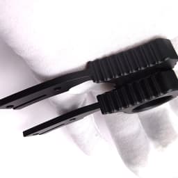 Black Aluminium Alloy Signet Ring for Knife Handle Parts, Just Suitable for Genuine C10/C11