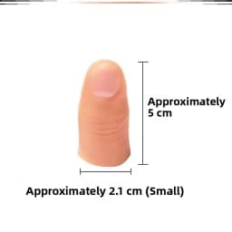 Advanced Realistic Silicone Finger Prosthetic Magic Props Thumb Protective Handware Simulation Magic Tricks Performance Tools