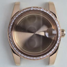 36mm/39mm Rose Gold Case Diamonds Bezel Sapphire Mod Parts NH34 NH35 NH36 NH38 NH39 NH70 NH72 ETA2824 PT5000 Movement