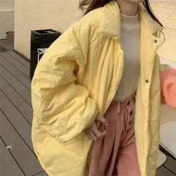 Thickened Fleece Cotton Jacket Korean Style Bread Clothes Women's Long Coat Autumn Winter Loose Fit Commuter Style Single But...