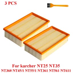 For Karcher NT25, NT35, NT361, NT45, NT55, NT611 HEPA Filter Substitute Parts Vacuum Cleaner Accessories Washable Hepa Filter