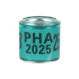 PHA 2026/2027 Pigeon Foot Ring ID 8mm With Numbers Aluminum Plastic Racing Pigeon Outdoor Training Marking Ring 60 Pcs