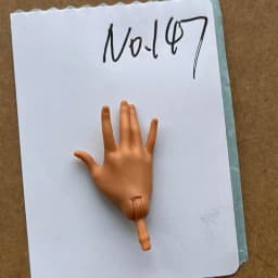Monster Doll Replacements hands Slim Doll Colorful Hands Clear White Brown Green Purple Blue White Color Doll Parts