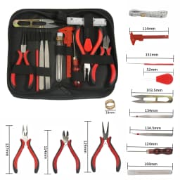 Jewelry Making DIY Tool Sets Repair Accessories With Pliers Beading Needle Scissors Vernier Caliper Elastic Thread Copper Wire