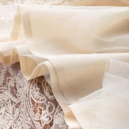 Birdtree, Silk Lining Straight Skirt, Women's Three Layer Elegant Skirts, Sequin Embroidery, 2026 Spring New D63224JF