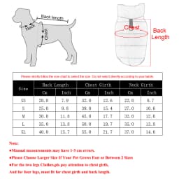 Waterproof Dog Coat Winter Fleece Clothes For Small Dogs Cats Thick Puppy Jacket Pet Vest Chihuahua Yorkshire Costume Overalls