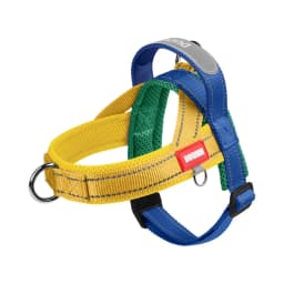 Dog Pet Chest Harness Wide Webbing Two-Color Contrasting Four Seadon Dog Harness Nylon Handle Outdoor Dog Walking Reflective