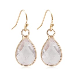 Waterdrop Natural Stone Dangle Labradorite Earrings for Women Newly Designed Female Daily Wear Wholesale Dropshiping