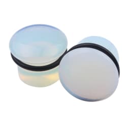 2pcs Organic Stone Ear Plugs Tunnels Single Flare Piercings Oreja Earrings Gauges Round Helix Lobe Labret Stretcher Body Jewelry
