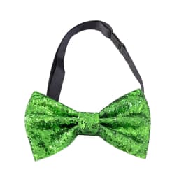 Fashion Shiny Paillette Sequins Bowtie Dance Bowknot Neck Decoration Stage Performance Tie Adjustable Necktie Party